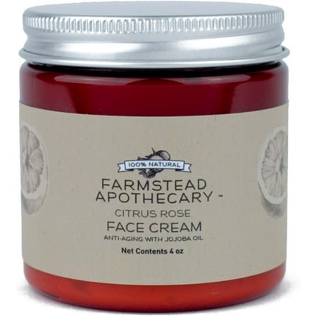 Farmstead Apothecary 100% Natural Anti-Aging Face Cream, Citrus Rose 4