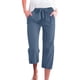 thumbnail image 1 of Negocios Pantalones Casuales para las Mujeres Más Talla Alta Cintura Pierna Recta Trabajo Capris, Corbata Delantera con Bolsillos, Poliéster Oficina Y Uso Diario, 1 of 8