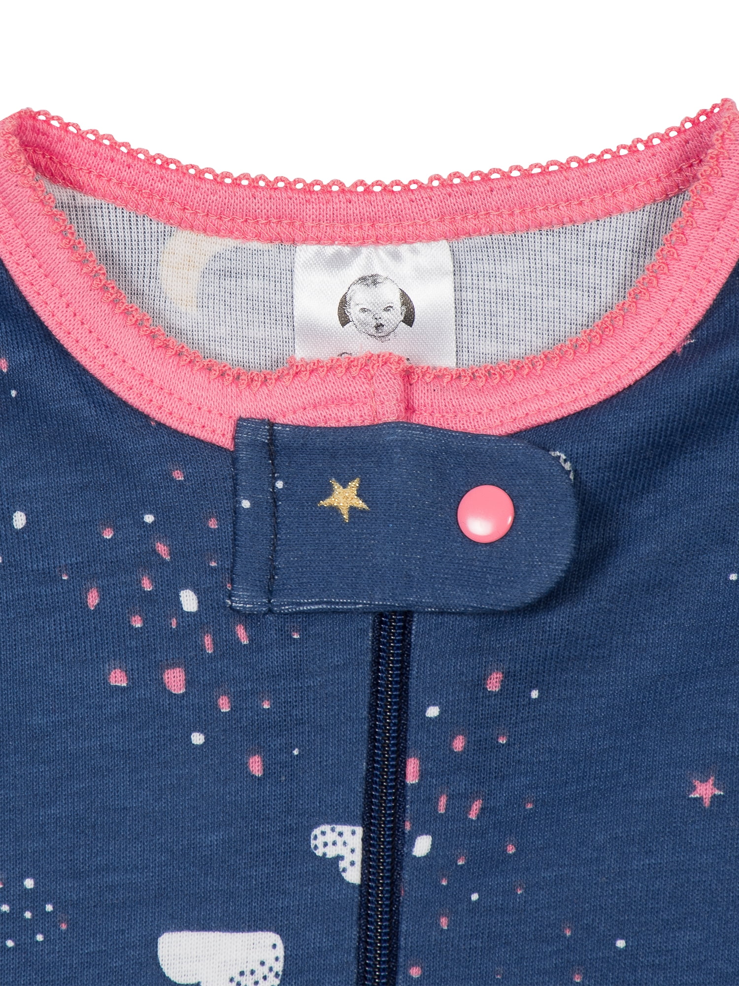 Gerber Baby & Toddler Neutral Snug Fit Footed Cotton Pajamas, 4-Pack, Sizes 0/3 Months-5T