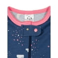 thumbnail image 4 of Gerber Baby & Toddler Girl Snug Fit Footed Cotton Pajamas, 2-Pack, 4 of 12