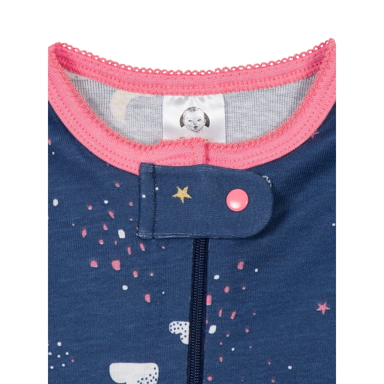 Gerber Baby Snug Fit Footed Pajamas 4-Pack photo 6