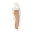 thumbnail image 7 of Time and Tru Women's Square Toe Lace Ballet Flats, Sizes 6-11, 7 of 7