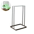 thumbnail image 4 of MasteelfCA Porte-Cintres en Fer Forgé Support de Rangement Étagère pour Cintres (Noir), 4 of 7