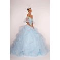 thumbnail image 4 of Women's Elizabeth K Off Shoulder Ball Gown Gl2601 Blush Pink Size 3XL, 4 of 5