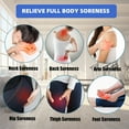 thumbnail image 4 of Upgraded Deep Muscle Tissue Massager: Back & Neck Massager for Pain Relief, Self-Use Massager Stick, Full Body Trigger Point Tool for Back, Neck & Shoulder Relaxation(Black), 4 of 7