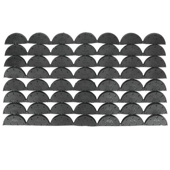 Wchiuoe Shoe Heel, Shoe Repairing Pads, 56Pcs Wear Resistance Durable For Heel Savers Toe Plates Tap Shoe Repairing Heel Pad
