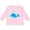 AD-Pink, variant on Inktastic Cute Blue Whale in Nautical Hat Boys or Girls Long Sleeve Toddler T-Shirt