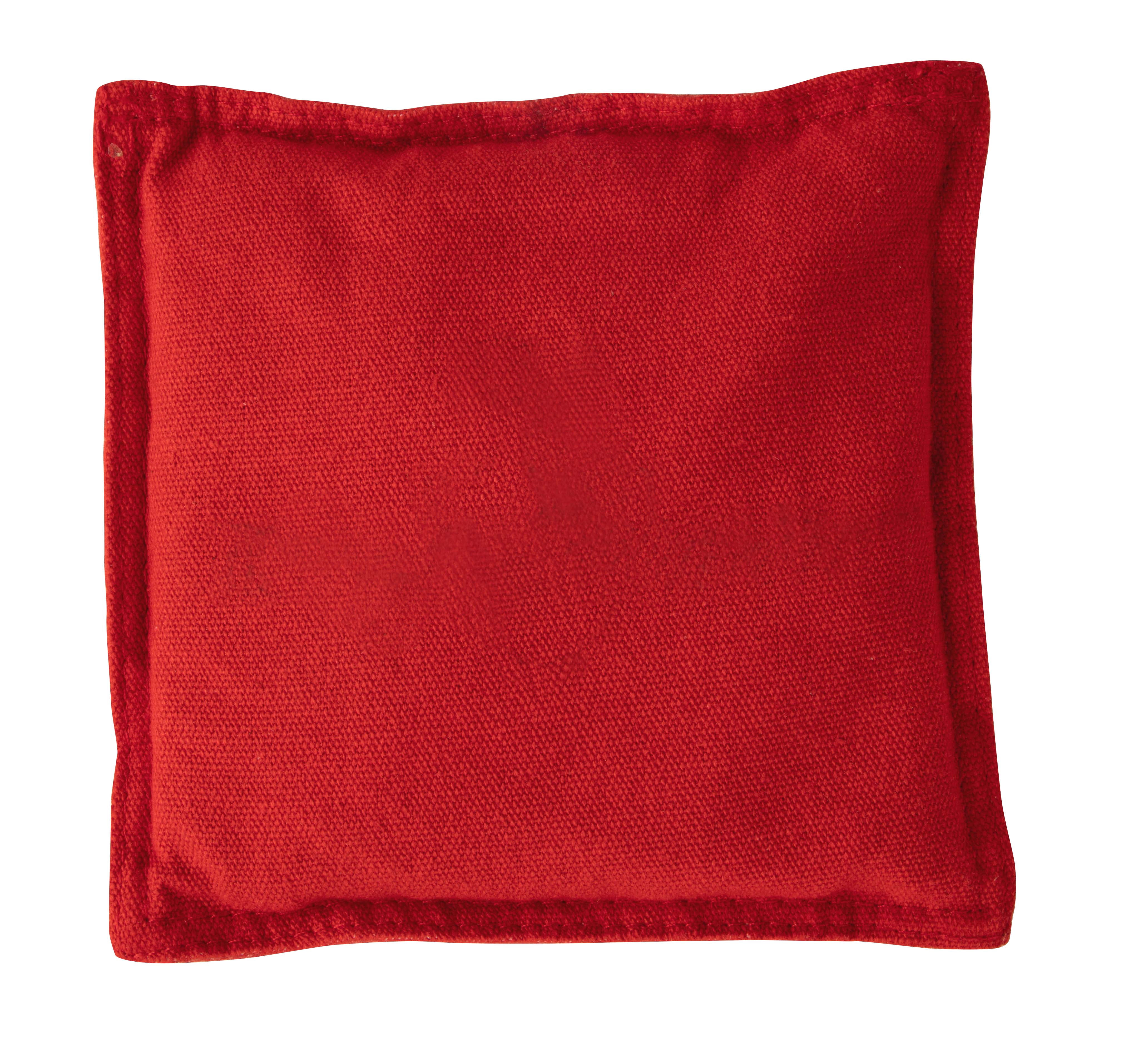MD Sports Official Size Nylon Dual Sided Stick & Slide Bean Bags, Red