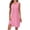 Pink, variant on Horkkom Midi Dresses for Women Sleeveless Crew Neck Summer Dresses Basic Losse Casual Dresses, S-2XL