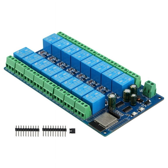 16 Channel Relay Module DC5-12V Power Supply ESP32 Development Board ESP32-WROOM Secondary Development Module