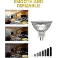 thumbnail image 3 of 12 Pack Dimmable 12v 20w Mr16 Halogen Bulb 2700k Warm White Gu5.3 2 Pin (mr16-20w-12p), 3 of 4