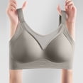 thumbnail image 4 of Lace Mesh Sports Bras for Women Seamless Front Closure Bralettes One Piece Seamless Bra 18 Lace-Up Hour Full-Coverage Bra Everyday Wirefree Comfortable Support Underwear, 4 of 6