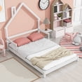 thumbnail image 3 of Syngar Full Wood House Shaped Headboard Bed with Handrails, Multicolor, 3 of 13