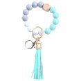 thumbnail image 2 of Fashion Creative Keychain Bracelet Wristlet Key Ring Beaded Bangle Key Chains for Women, 2 of 2