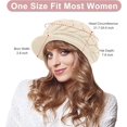 thumbnail image 2 of Dalrosia Womens Winter Hats Warm Knit Hat Slouchy Beanie Cap with Brim Gifts, 2 of 5