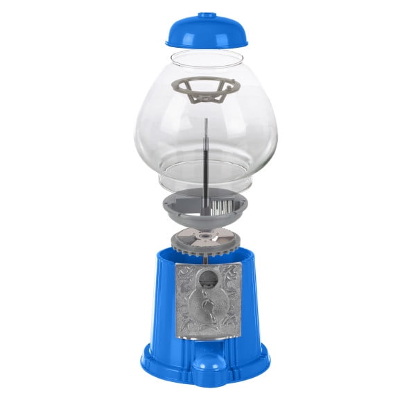11-Inch Coin-Operated Mini Gumball Machine by Great Northern Popcorn, Blue