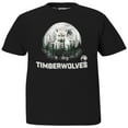 thumbnail image 2 of Youth Stadium Essentials Black Minnesota Timberwolves Mascot T-Shirt, 2 of 4