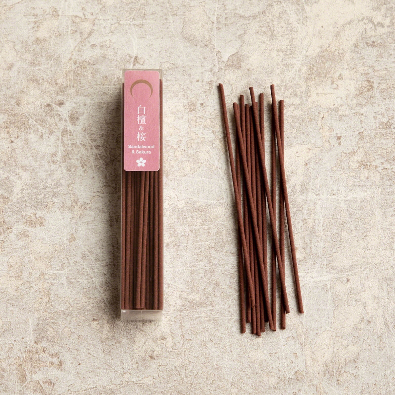 Asayu Japan Low Smoke Incense Sticks Set Sakura & Sandalwood Blend and Sakura & Agarwood Blend Made in Japan 1.410z