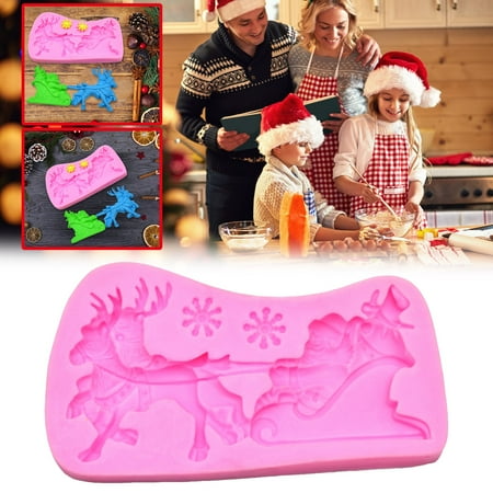 

Christmas Christmas Chocolate Cake Molds Christmas Molds Silicone Non Stick Christmas Baking Molds For Chocolate Candy