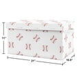thumbnail image 3 of Baseball Patch Storage Fabric Toy Box by Sweet Jojo Designs, 3 of 4
