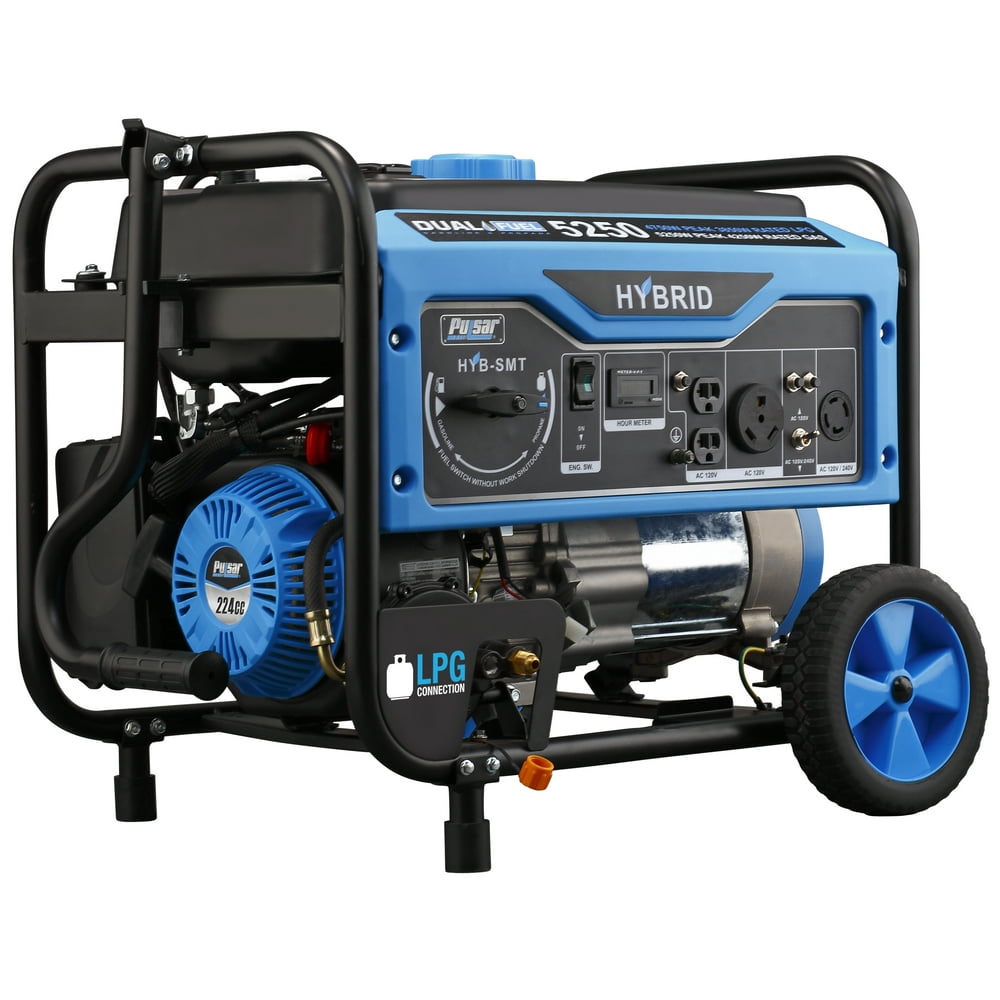 Pulsar 5250W Dual Fuel Portable Generator
