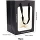 thumbnail image 2 of 10 paquetes de bolsas de papel Kraft negras con ventana, bolsas de regalo de 25x18x13cm con ventana transparente para embalaje de regalo de dulces de Navidad y Halloween, 2 of 5