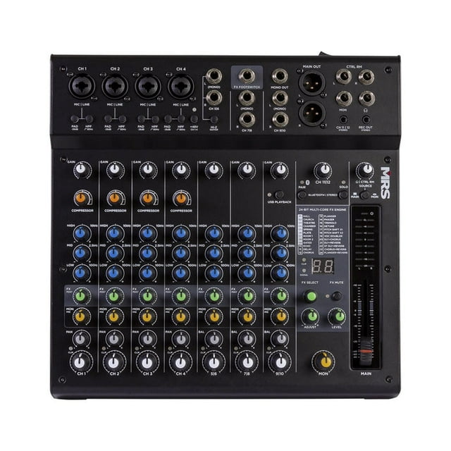 Mezcladora Morrison MRS12-MIX 12 canales DSP Bluetooth