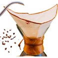 thumbnail image 1 of 2 Pack Double Layer Cotton Chemex Coffee Filter Sock - Reusable, Organic, Washable - for Pour Over Coffee (2 Pack), 1 of 8