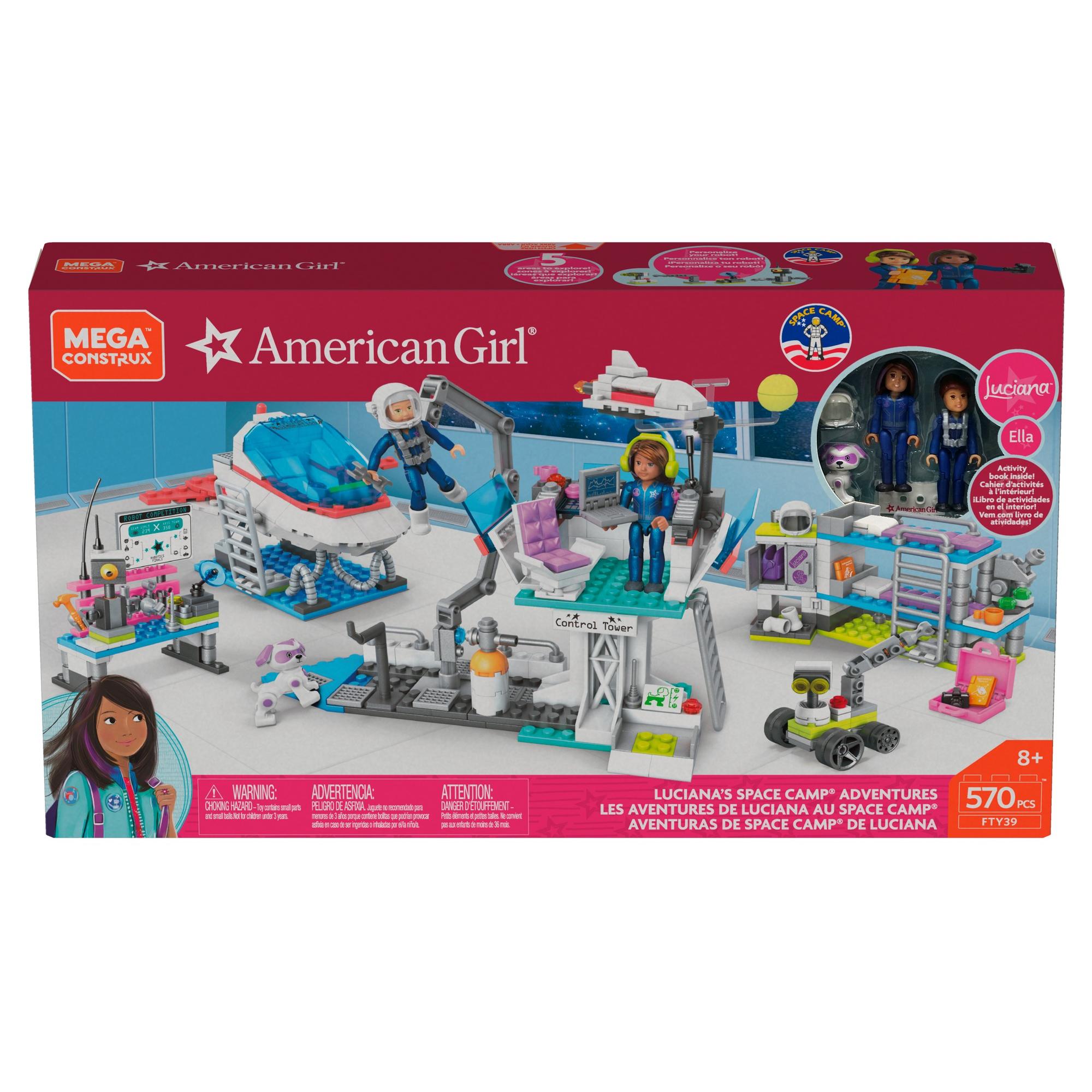 mega construx american girl luciana's space camp adventures