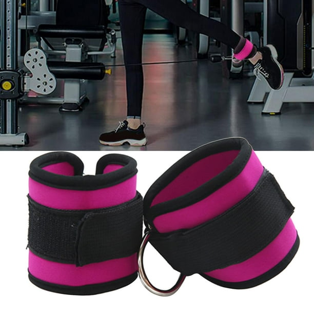 Correa de Tobillo de Fitness Shamjiam 2x Ejercicio Squat Extensiones de Pierna Levantamiento de Pesas Roja