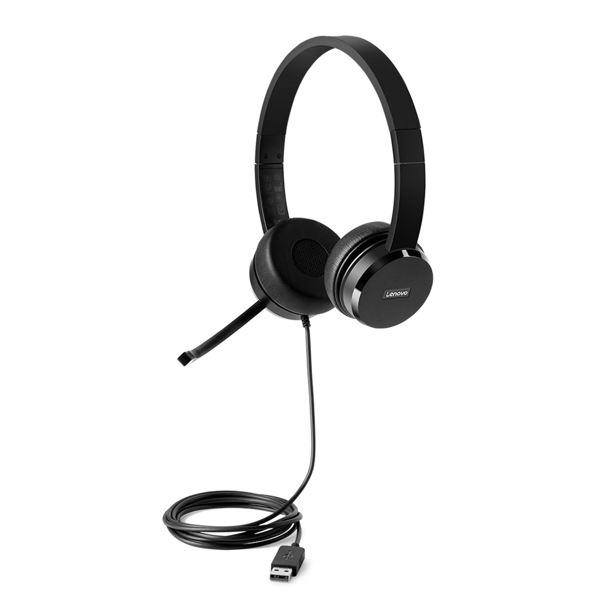 Lenovo 100 Stereo USB Headset | Walmart 