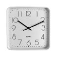 thumbnail image 1 of Reloj Cuadrado de Pared Plástico Innovador Rm Regalomex 30 Centímetros blanco, 1 of 9