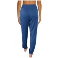 thumbnail image 3 of Solid Color Drawstring Sweatpants for Women Workout Tapered Trousers with Pockets Comfy Casual Pants, 3 of 4