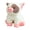White, variant on Pink Plush Doll Cushion Toy Soft Stuffed Animal Pillow, Cute Huggable Companion for Sofa, Bed, Desk Decor, Comfort Toy, Gift for Home