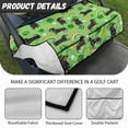 thumbnail image 6 of Whosucclay Dachshund Lucky Soft Golf Cart Seat Protector Thickened for EZGO Yamaha Club Car Icon, 4-Pocket Storage Golf Seat Cover, 6 of 7