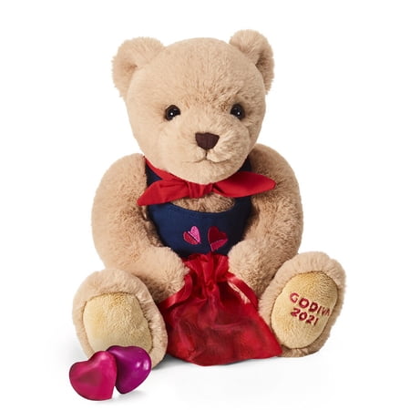 Limited Edition Valentine's Day Plush Bear with Chocolate Hearts