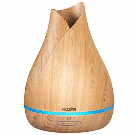 VicTsing 500ml Aromatherapy Essential Oil Diffuser, Ultrasonic Aroma Cool Mist Humidifier with Reduce