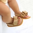 thumbnail image 4 of Eleanos Summer Baby Girl Flip Flops Bow Cute Solid Color Shoes Sandals, 4 of 6