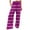 Purple, variant on Comfy Pajama Pants for Women Casual Stripe Print Palazzo Pants Lounge Stretch Wide Leg Trousers with Pockets Beige XL