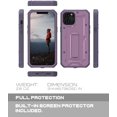 thumbnail image 2 of ArmadilloTek Vanguard Case Compatible with iPhone 12 Pro Max (6.7 inches) Military Grade Full-Body Rugged with Built-in Screen Protector and Kickstand - Purple, 2 of 4
