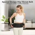 thumbnail image 2 of Hip Thrust Belt Glute Bridge Pad Workout With Dumbbells Kettlebells For Squats Lunges Bridges Dips Training Home Gym Equipment, 2 of 11