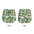 thumbnail image 3 of Balery Colorful Hawaii Palms Pantalones cortos deportivos para mujer con forro y dos bolsillos, elásticos, para entrenamiento, gimnasio, yoga-XX-Large, 3 of 7