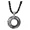 Dog, variant on Men's Vintage Punk Hip Hop 12 Chinese Zodiac Obsidian Lucky Pendant Horoscope Animal Sign Amulet Necklace with Clavicle Chain Dragon