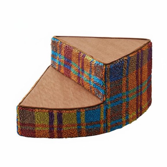 predolo Escalones de Esponja para Perros y Gatos Funda Lavable Escalones de Espuma para Mascotas Superficie Delicado para Cama, Sofá, Dormitorio