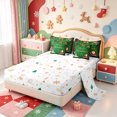 thumbnail image 3 of Manfei Vintage Christmas Snowman 7pcs Queen Bedding,Western Xmas Festive Bedding Comforter Set Queen,Xmas Reversible, 3 of 7