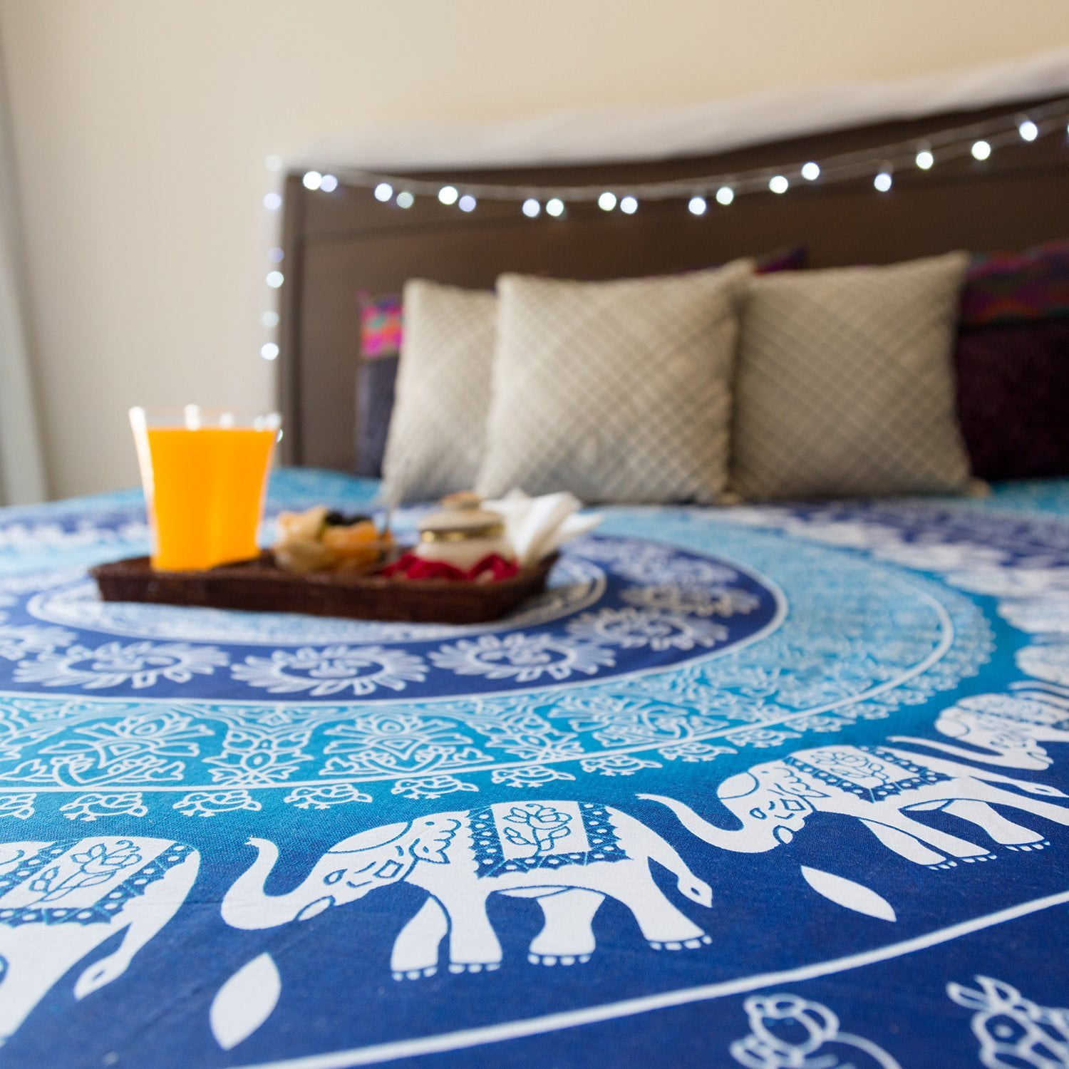 Meigar Bohemian Mandala Hippie Tapestry Wall Hanging Blue Elephant Meigar Bohemian Mandala Hippie Tapestry Wall Hanging Blue Elephant Indian Ombre Hippy Bedding Bedspread For Bedroom Dorm Room Home Art Decor
