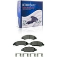 thumbnail image 6 of Detroit Axle - Front Drilled Rotors Brake Pads Left Caliper for Chevrolet Silverado GMC Sierra 1500 Tahoe Suburban Yukon XL Cadillac Escalade Avalanche Express Savana: 12.99 inch Rotor, 6 of 6