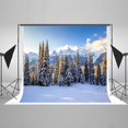thumbnail image 1 of XDDJA Polyester Fabric 7x5ft Snow Forest Photography Backdrops for Photographers White World Scene Photo Background Christmas Backdrops Studio Props, 1 of 2