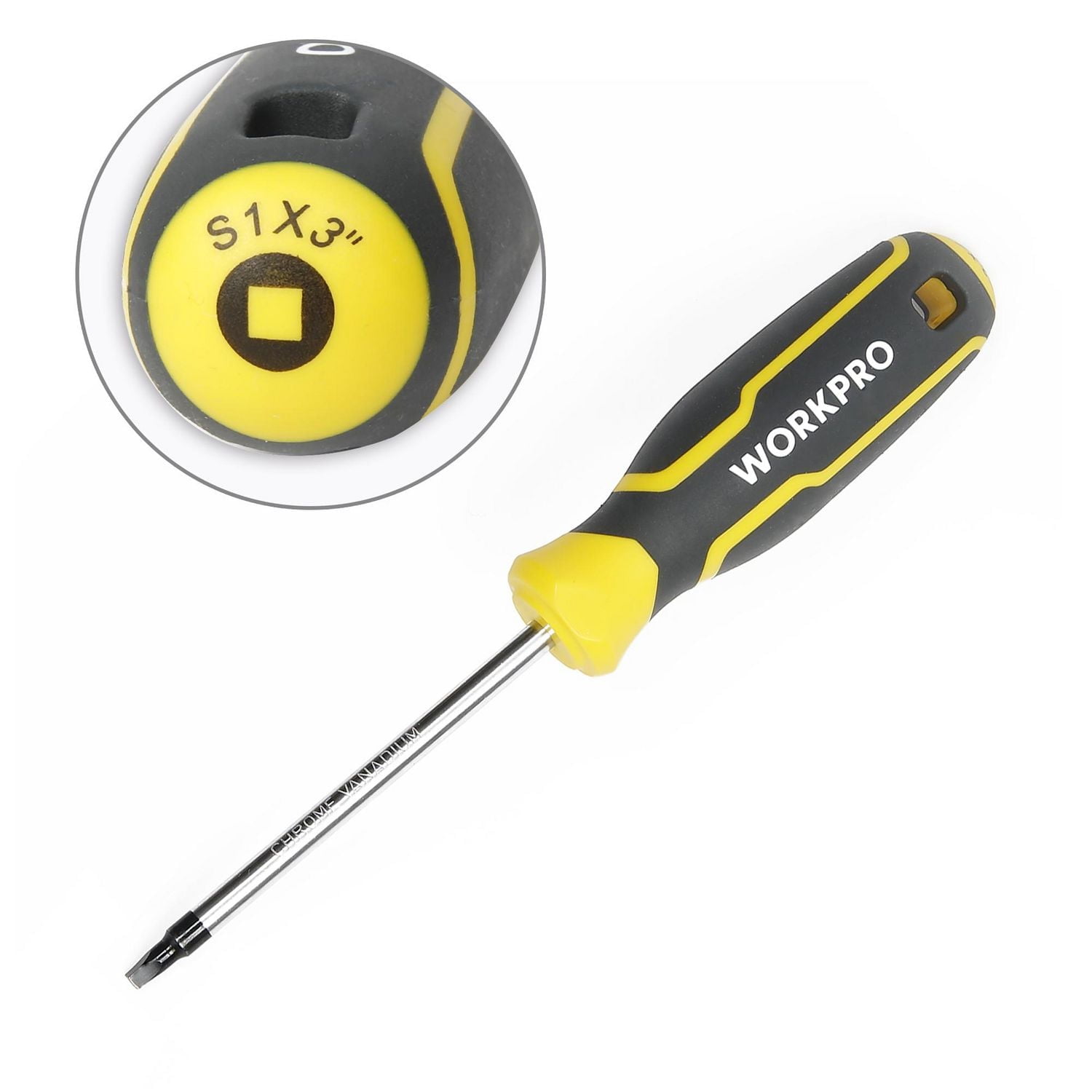 WorkPro Square Screwdriver S1 x 3"/75mm