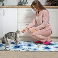thumbnail image 3 of Pioneer Flower Floral Print Pattern Kitchen Rugs Sets Of 2,Anti Fatigue Kitchen Mat Rugs Non Slip Washable,Decorative Kitchen Floor Mats for Kitchen,Sink,Laundry,17"x30"+17"x47", 3 of 7